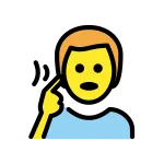 Deaf Man SVG Icon